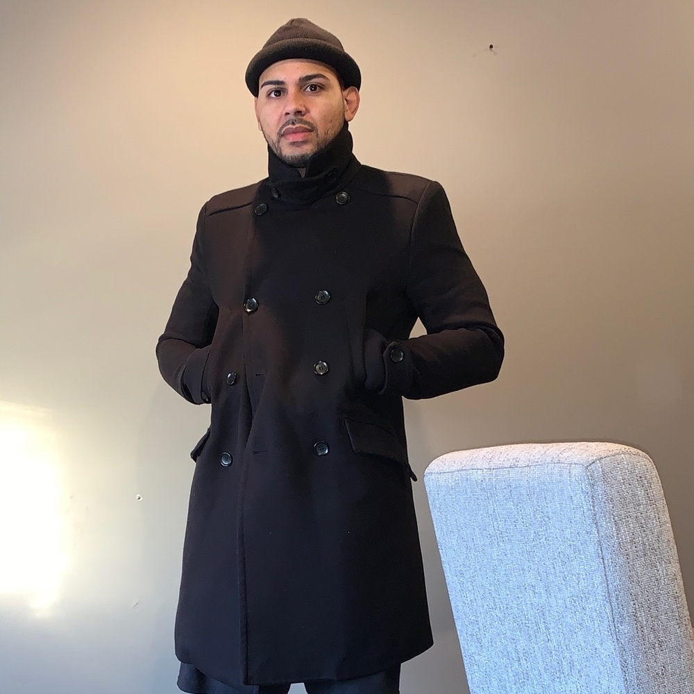 H&M Men Peacoat